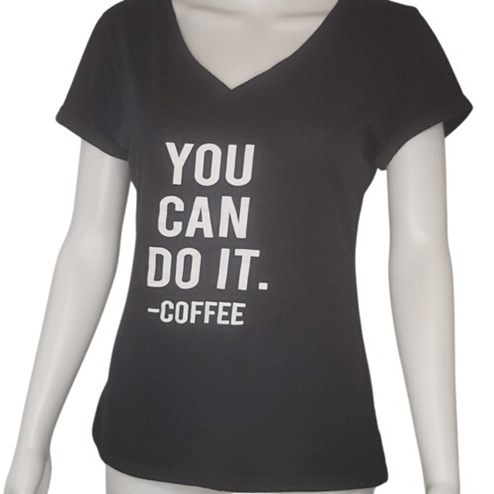 Forever 21 Black You Can Do It -‎ Coffee Top